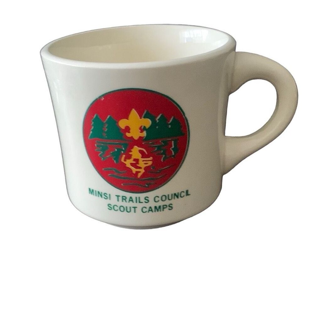 Vintage Boy Scouts Scout Minsi Trails Council Scout Camps Mug